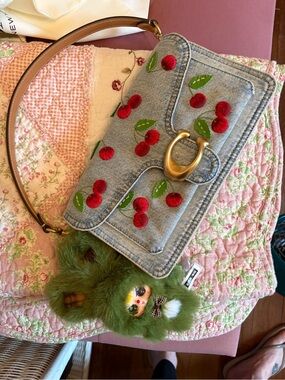 Coach Cherry Embroidery Tabby 26